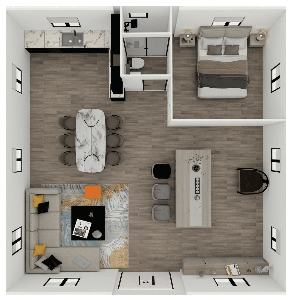 40FT Floor Plan 1