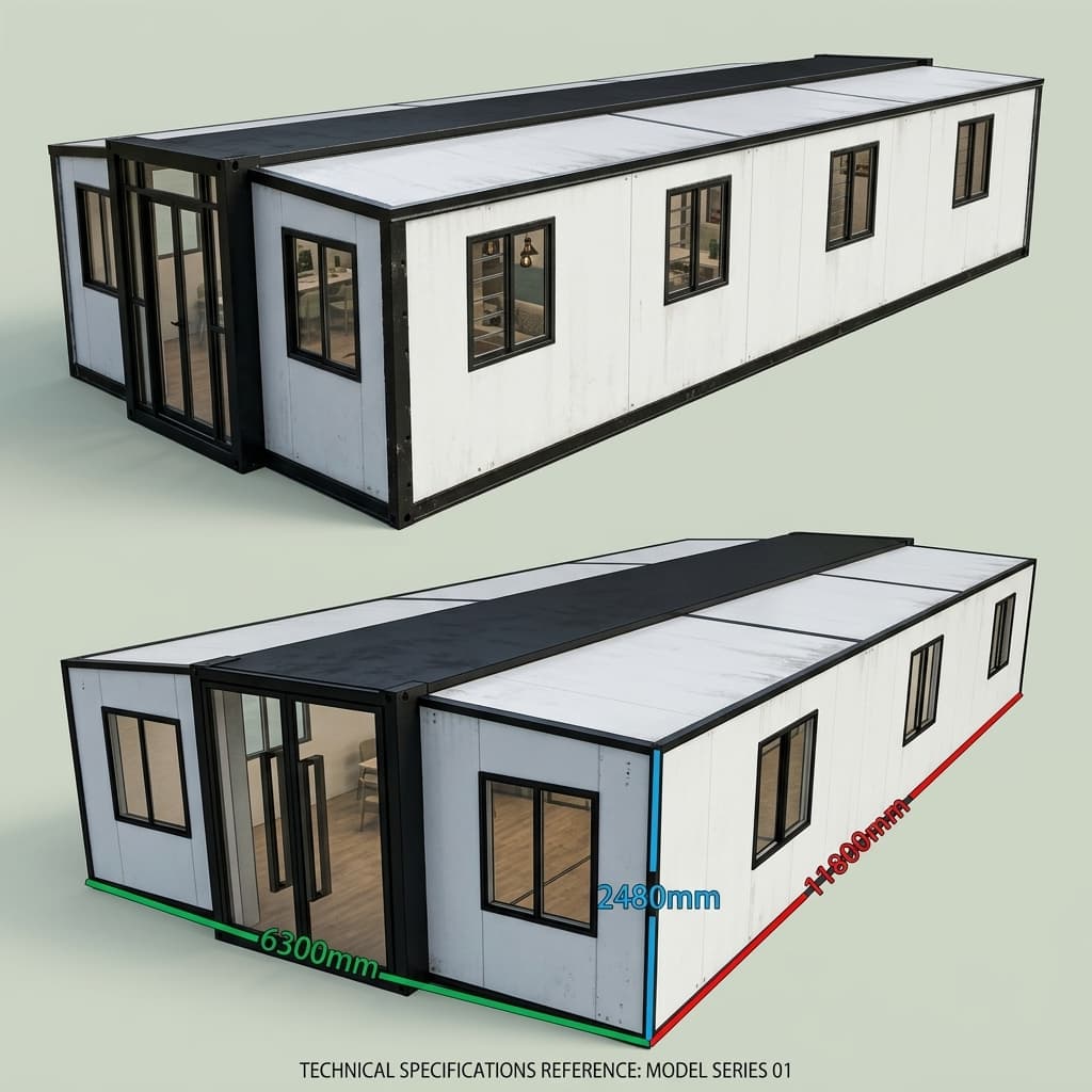 40FT Flagship Container House Front